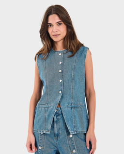 Jeansowa kamizelka Kenzie - Image #0