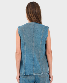 Jeansowa kamizelka Kenzie - Image #1