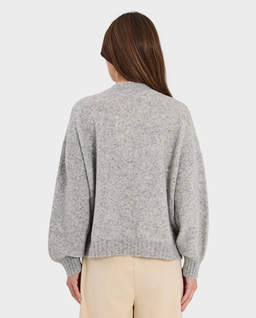 Szary dzianinowy kardigan Halli - Image #1