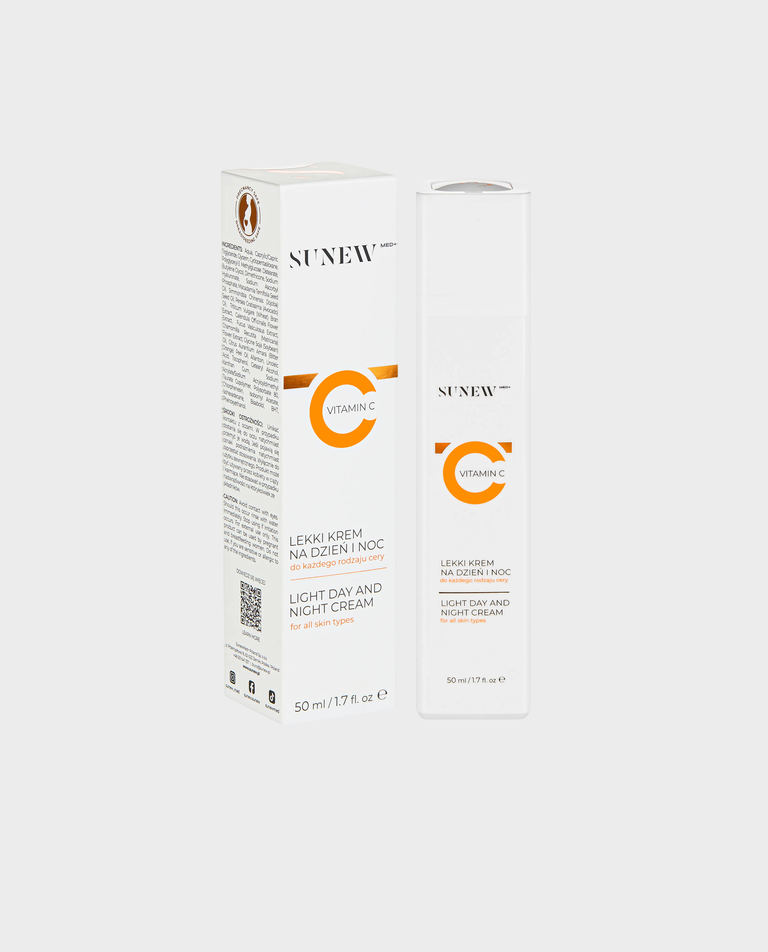 Lekki krem na dzień i na noc z witaminą C