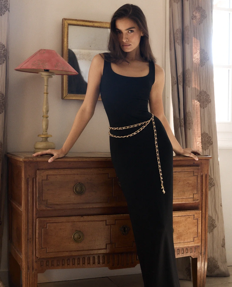 Czarna maxi sukienka Liv - Image #3