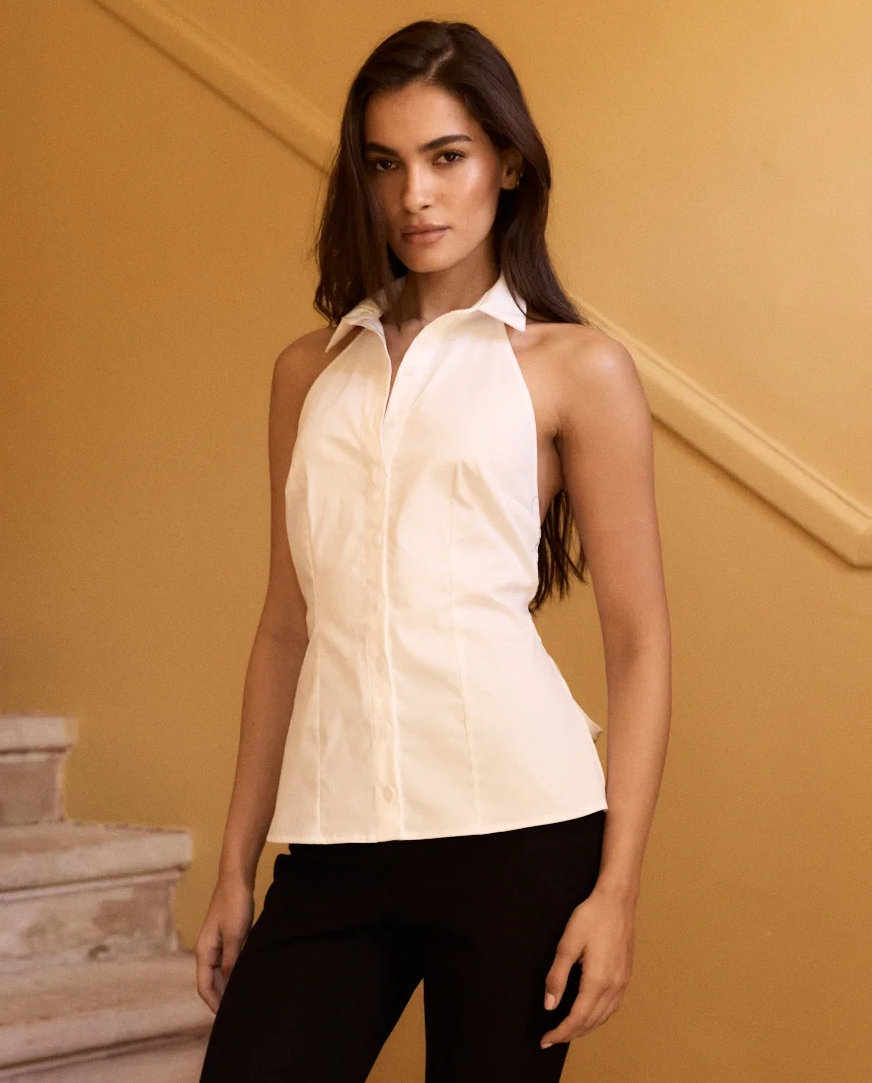 Koszula z ozdobnym wiązaniem Brice - Image #1