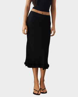 Czarna midi spódnica Melissa - Image #0
