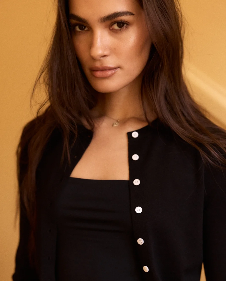 Czarny kardigan Juline - Image #2