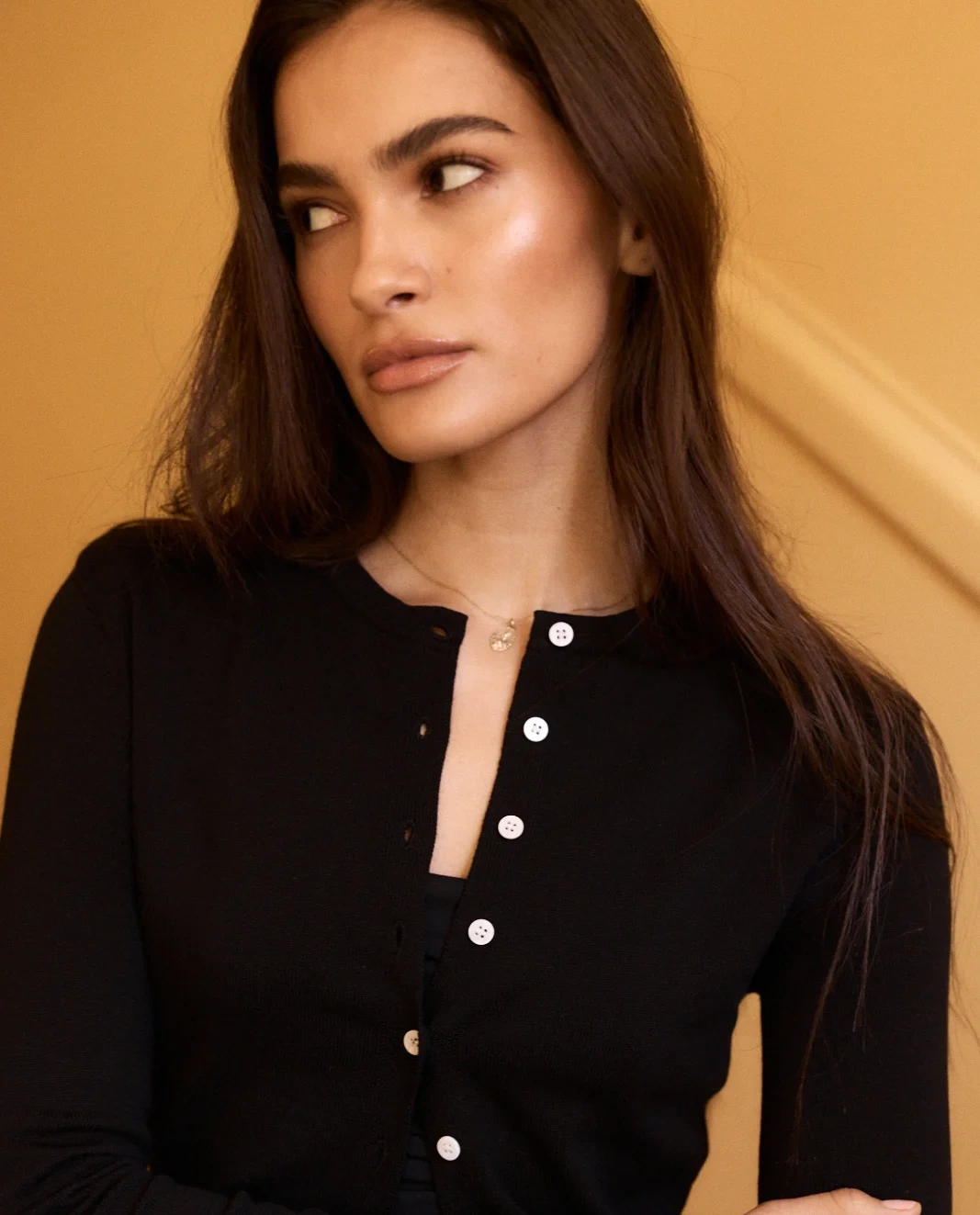 Czarny kardigan Juline - Image #4