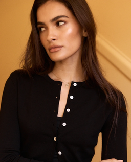 Czarny kardigan Juline - Image #4