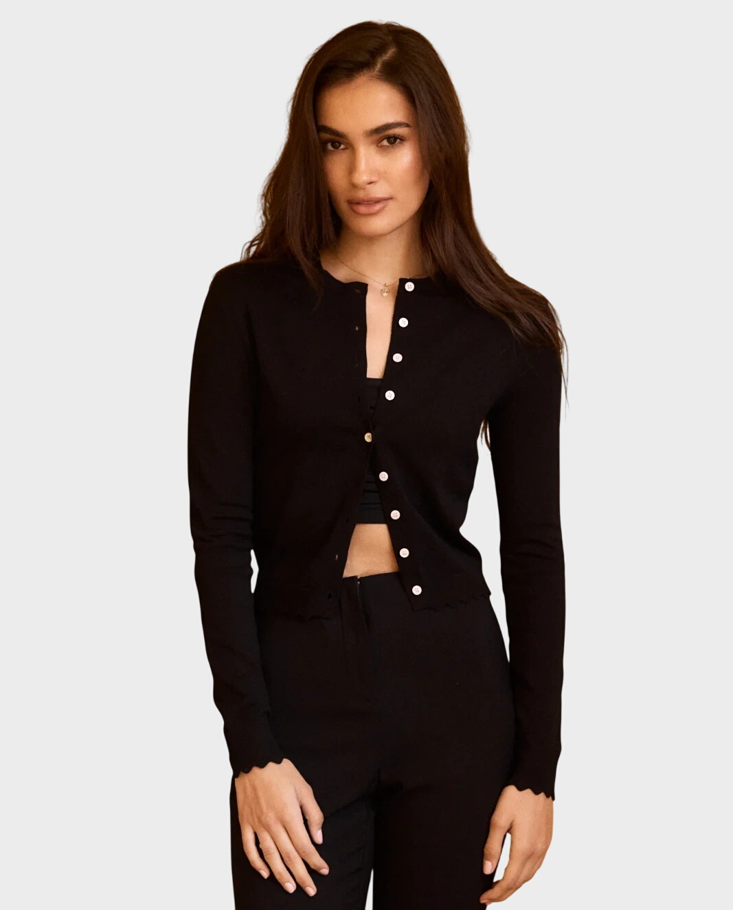 Czarny kardigan Juline - Image #0