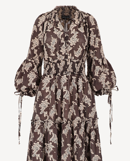 Maxi sukienka z ornamentalnym printem Firenze - Image #3