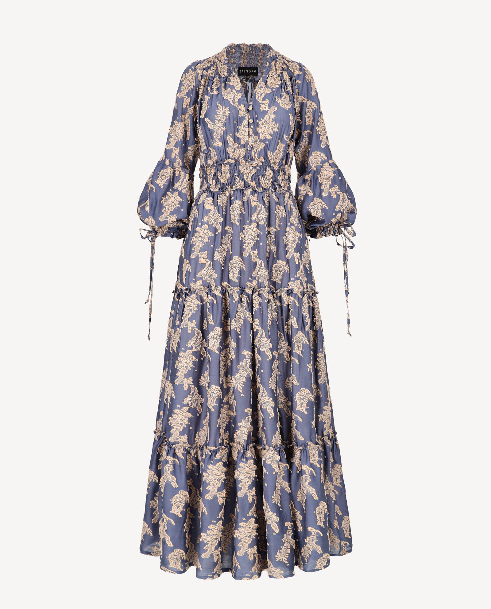 Maxi sukienka z ornamentalnym printem Firenze - Image #1