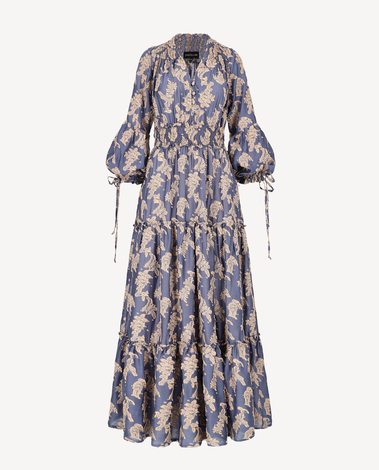 Maxi sukienka z ornamentalnym printem Firenze