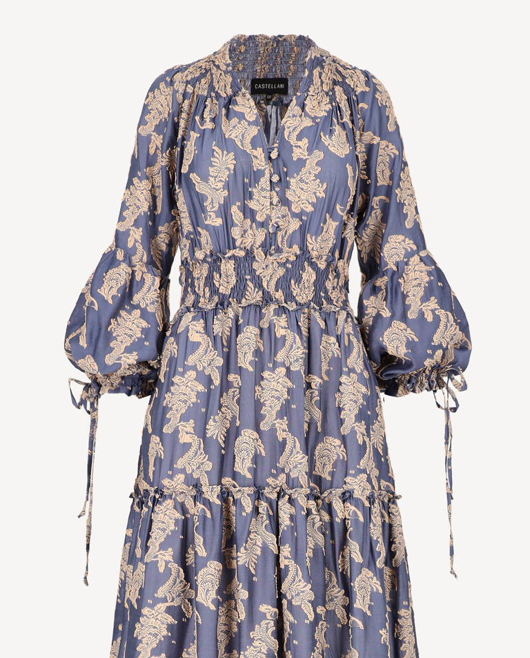 Maxi sukienka z ornamentalnym printem Firenze - Image #3