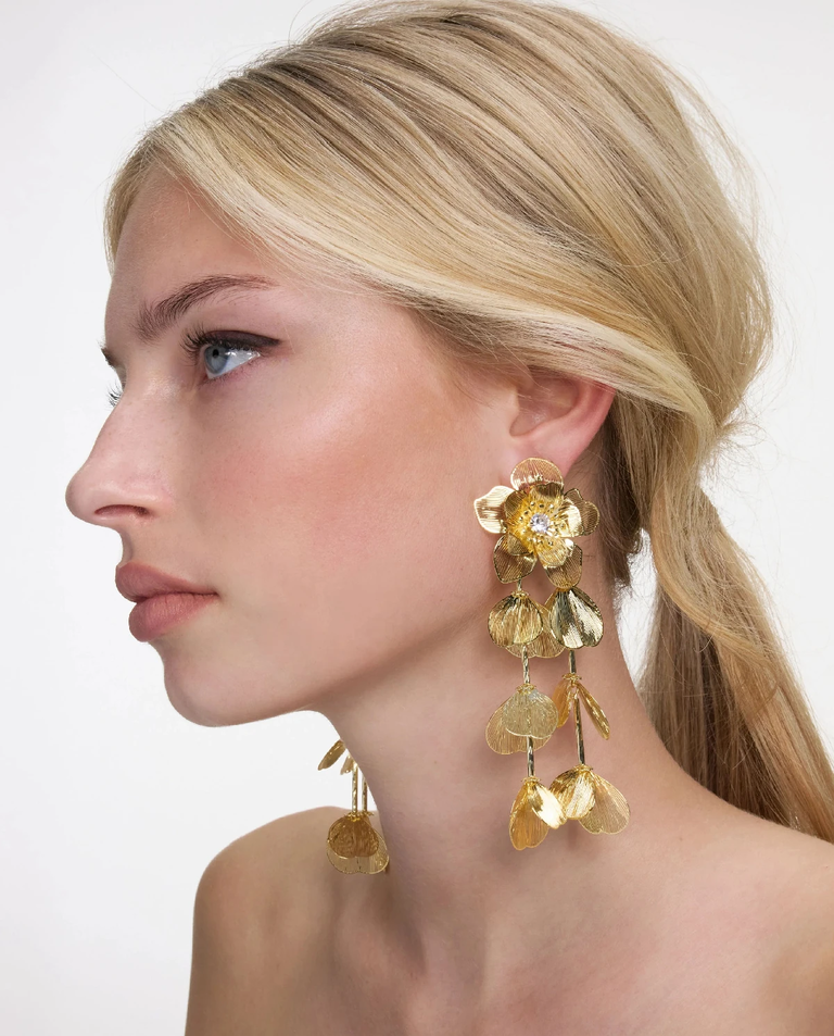 Wiszące kolczyk z kwiatami - Image #2