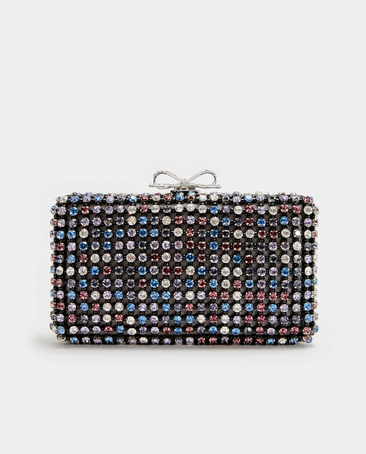 Czarna kopertówka z kryształami - Image #0