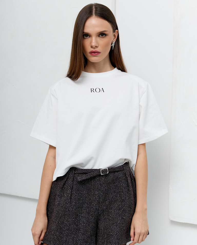 Biały t-shirt Matilde - Image #4