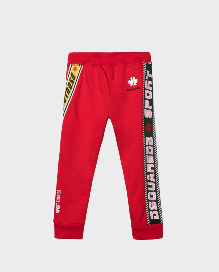 Czerwone spodnie dresowe - Image #3