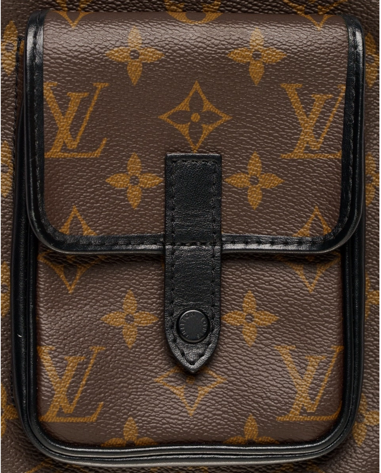 Logowana torba Louis Vuitton Macassar Christopher Wearable - Image #2