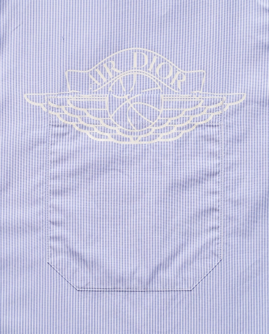 Błękitna koszula z krótkim rękawem Dior x Air Jordan - Image #1