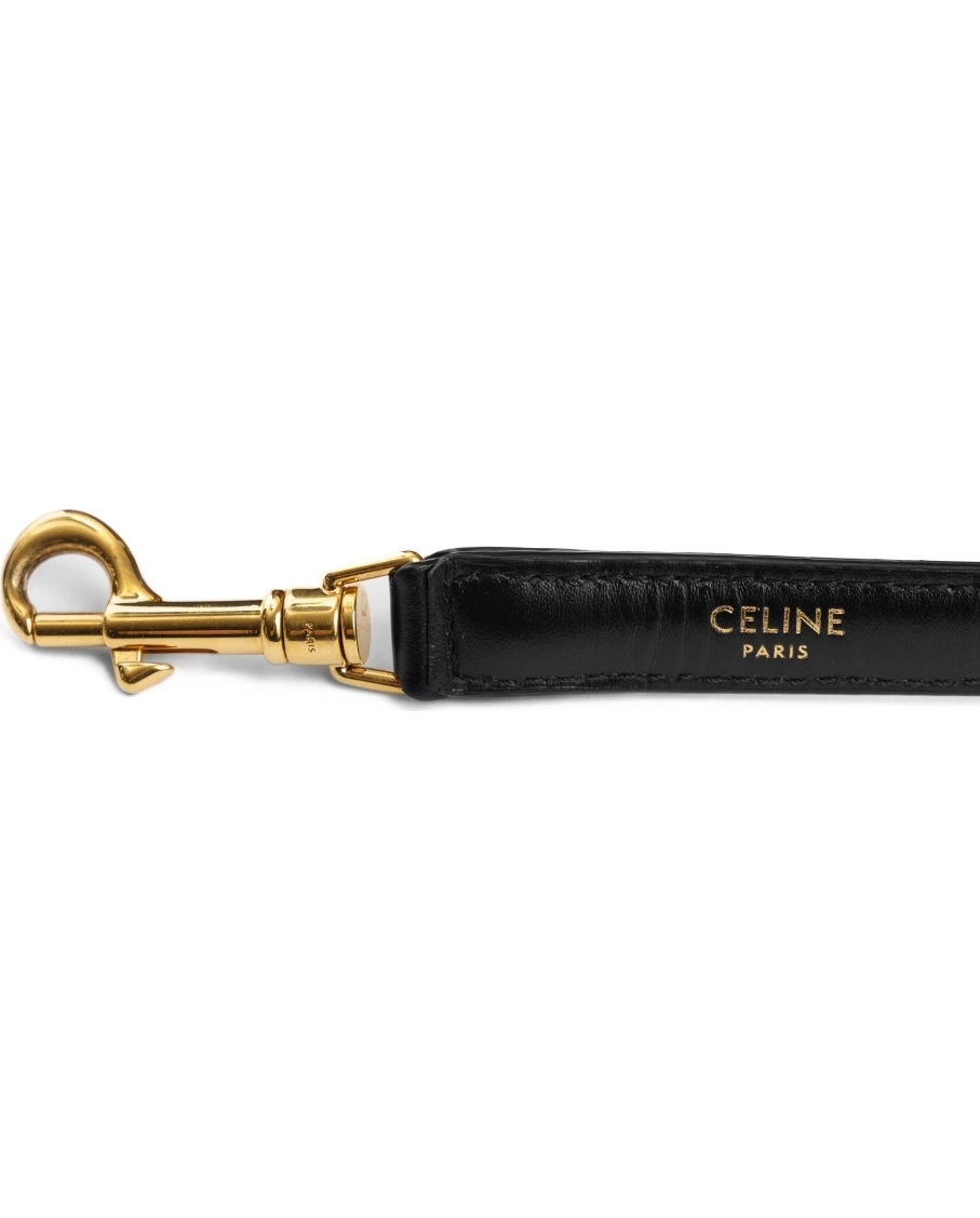 Czarna skórzana torebka Celine Small 16 - Image #5