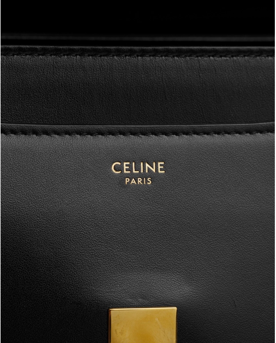 Czarna skórzana torebka Celine Small 16 - Image #6