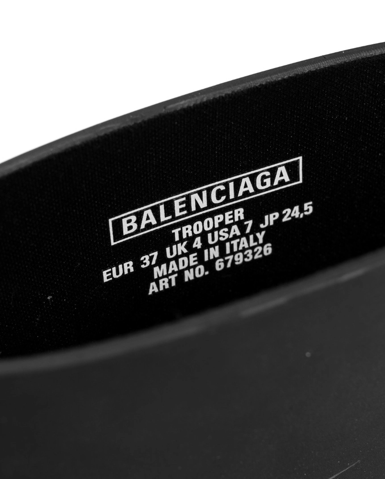 Czarne gumowe botki - Image #3