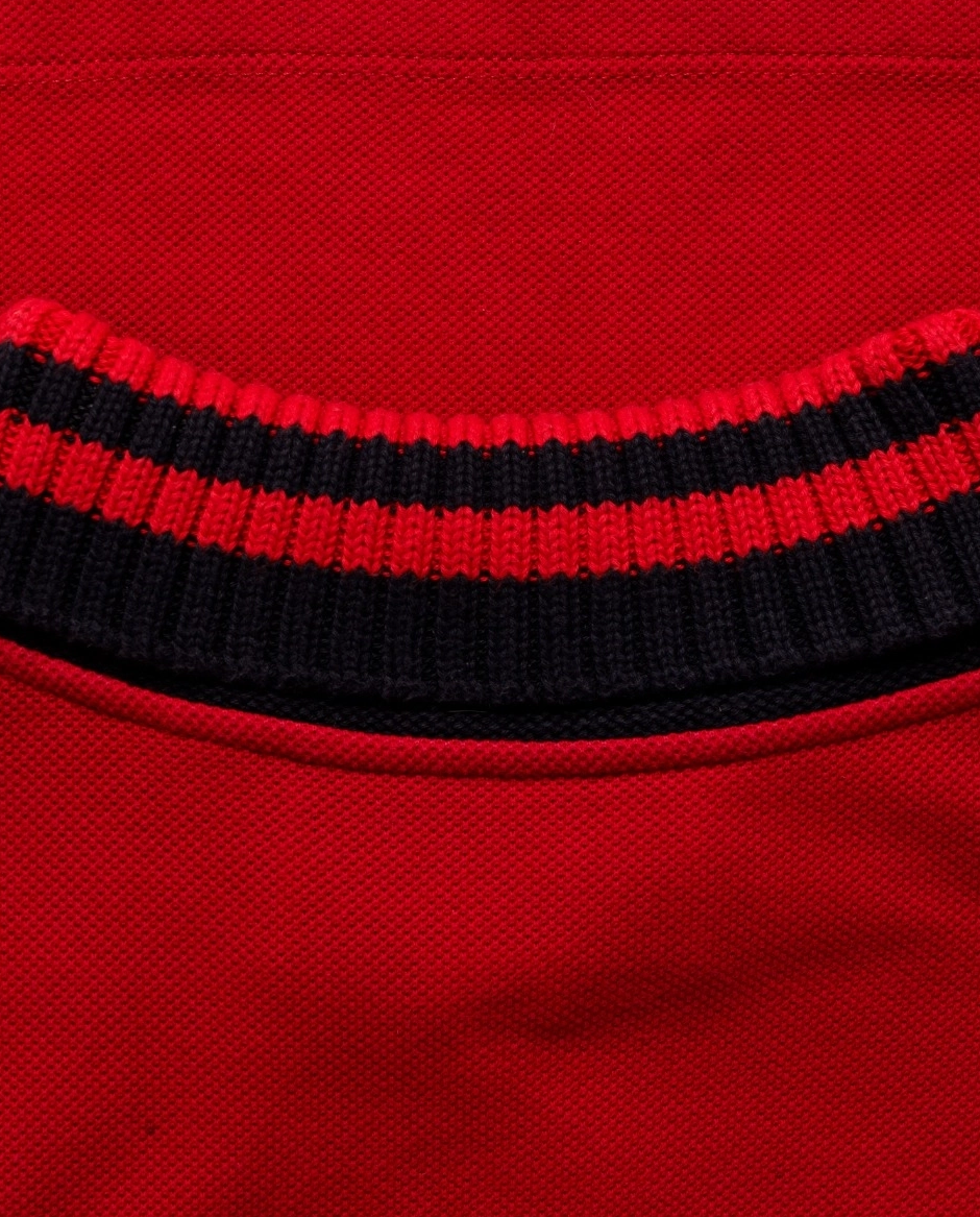 Czerwona koszulka polo Loved - Image #2