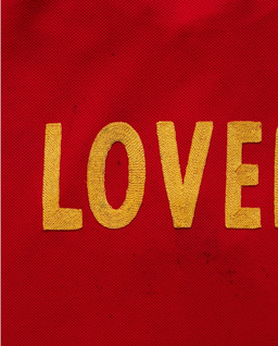 Czerwona koszulka polo Loved - Image #3