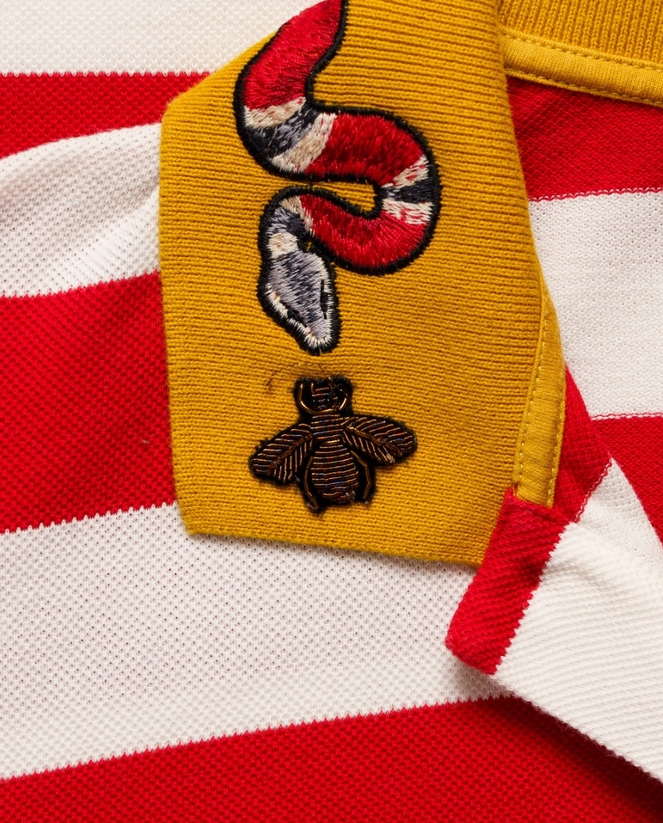 Koszulka polo w paski - Image #1