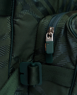 Ciemnozielony plecak w kratkę - Image #2