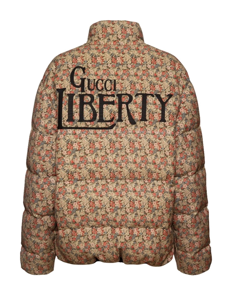 Kurtka z kwiatowym wzorem Gucci x Liberty London
