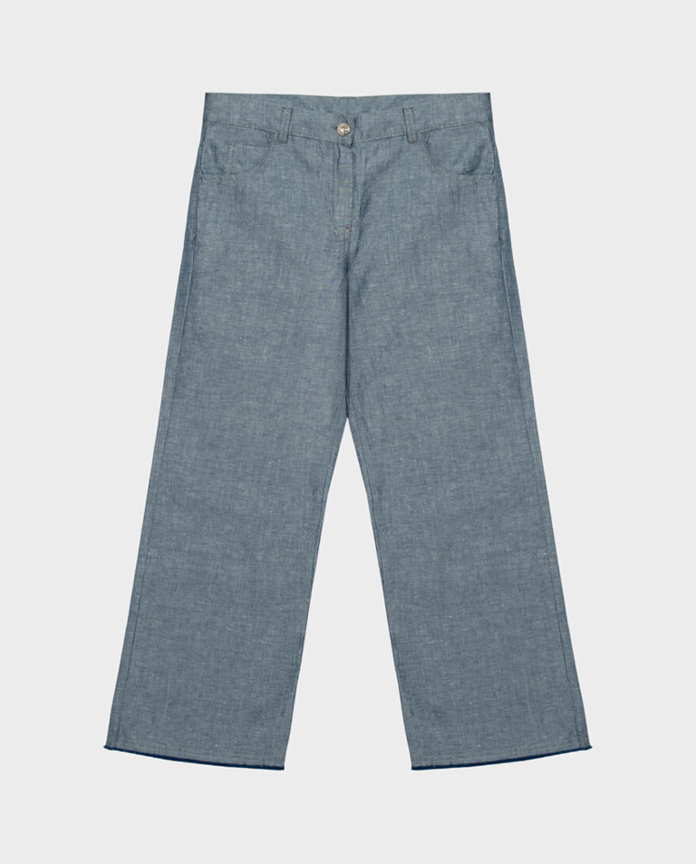 Szerokie spodnie 4 - 14 lat - Image #1