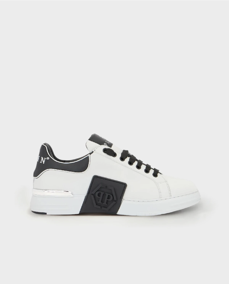 Biało-czarne sneakers Low-top Phantom Kick$