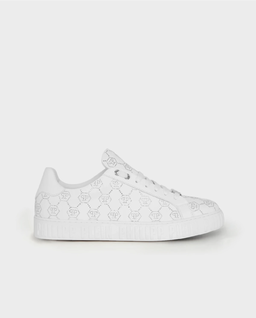 Białe sneakersy Low-Top Carson Monogram Strass - Image #0