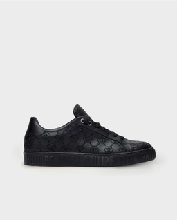 Czarne sneakersy Low-Top Carson Monogram Strass - Image #0