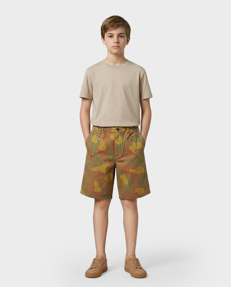 Bawełniane spodenki we wzór moro 4-16 lat - Image #2