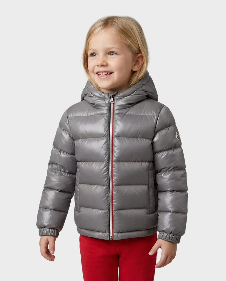 Szara kurtka puchowa Aubert