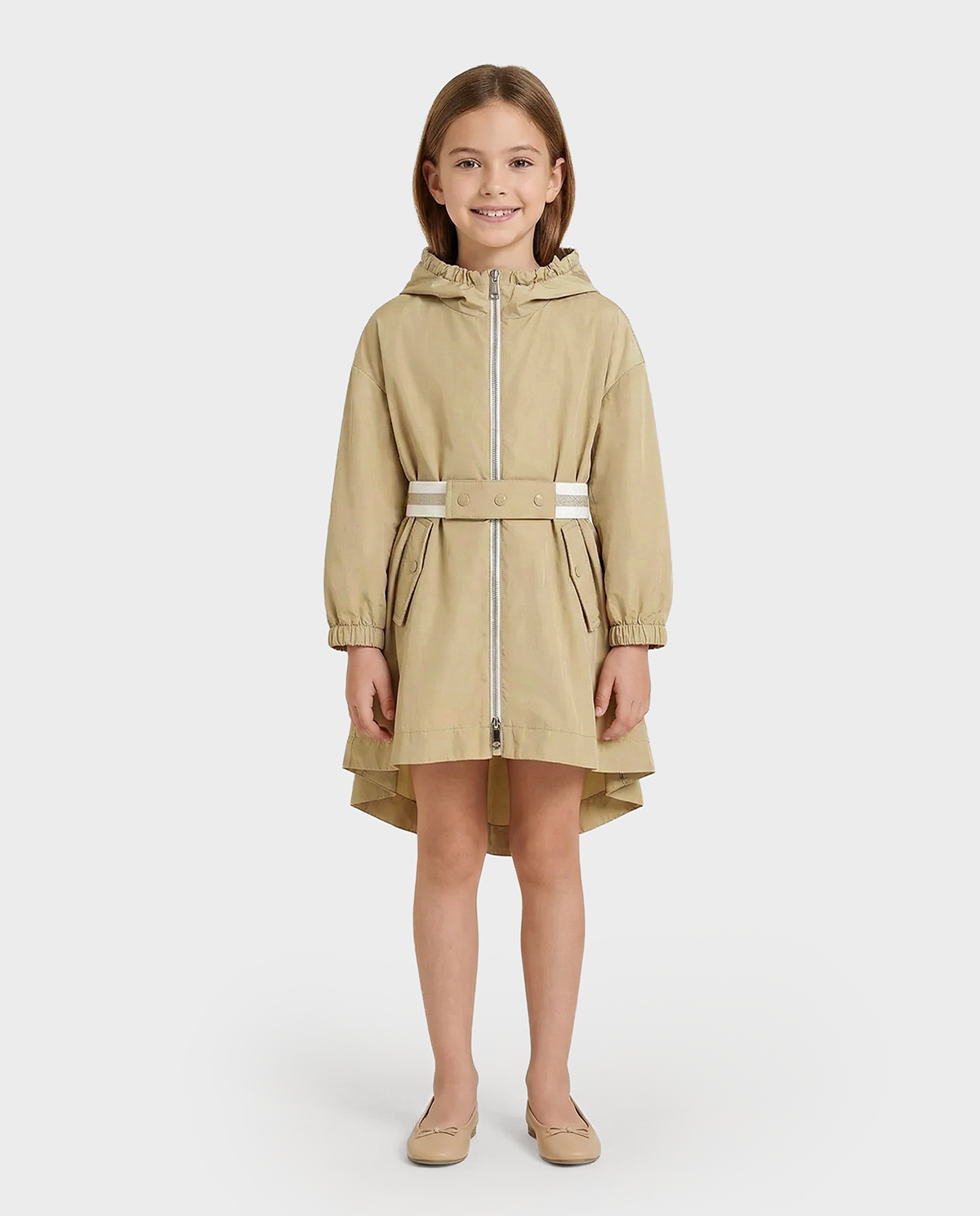 Beżowy płaszcz Aloysha - Image #2