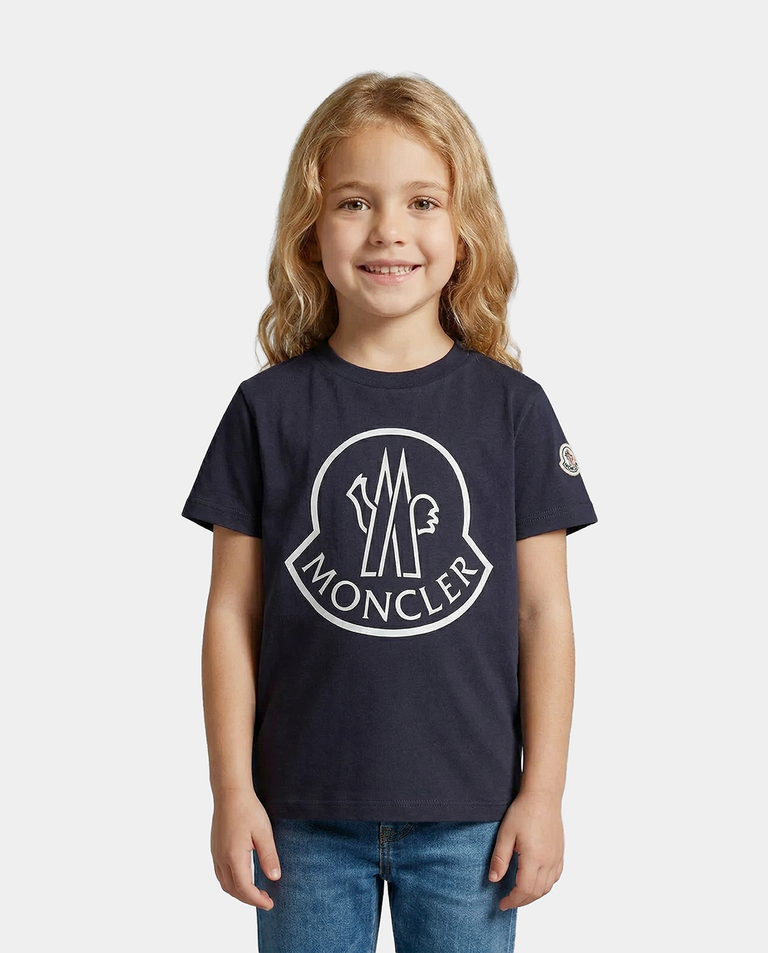 Granatowa koszulka z logo