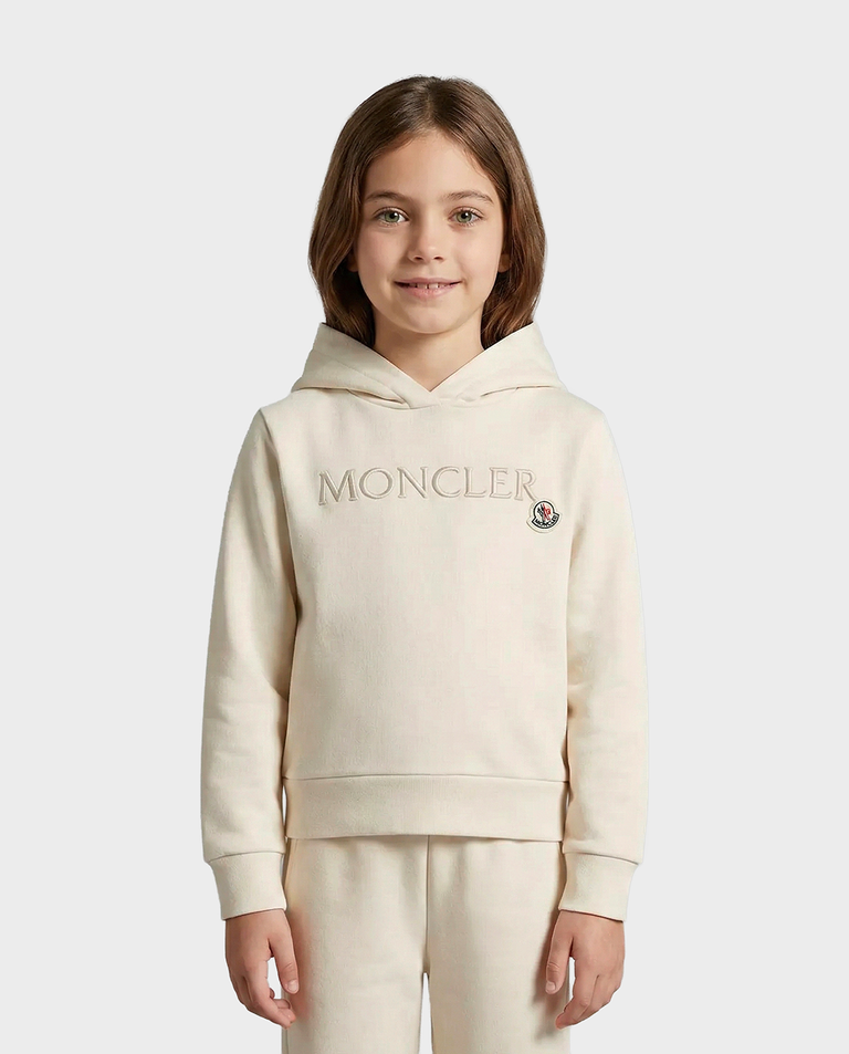 Bluza z kapturem z haftowanym logo