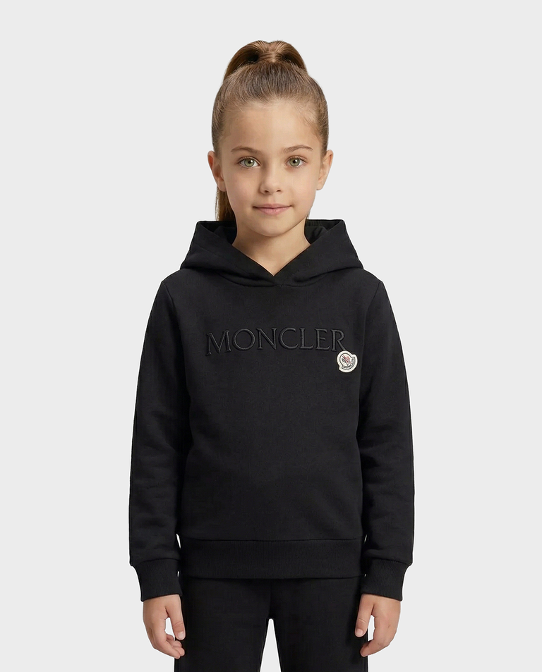 Bluza z kapturem z haftowanym logo