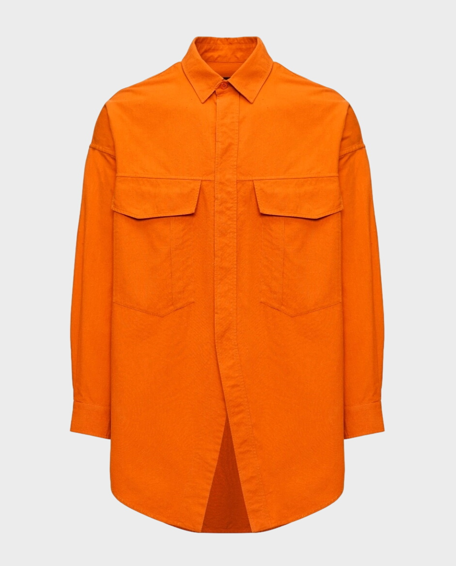 Pomarańczowa koszula oversize - Image #0