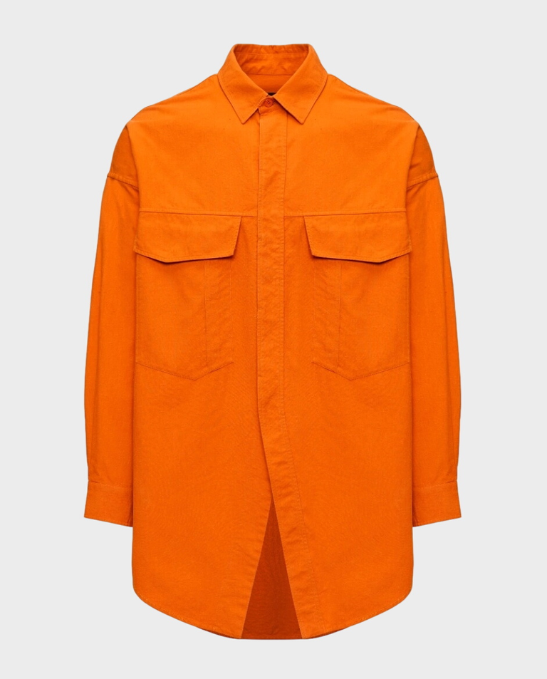 Pomarańczowa koszula oversize