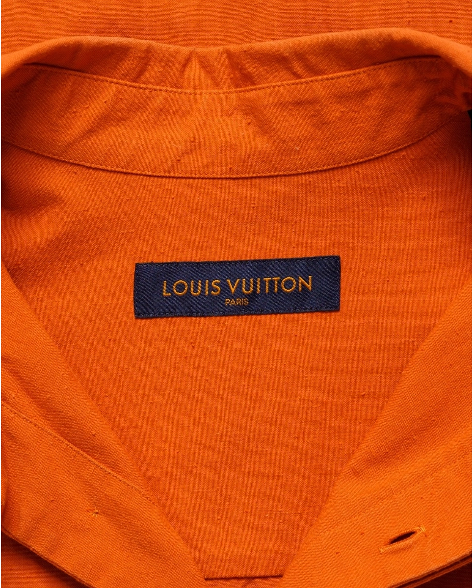 Pomarańczowa koszula oversize - Image #4