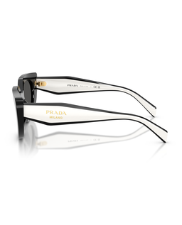 Okulary przeciwsłoneczne w kolorze czarno-białym - Image #2