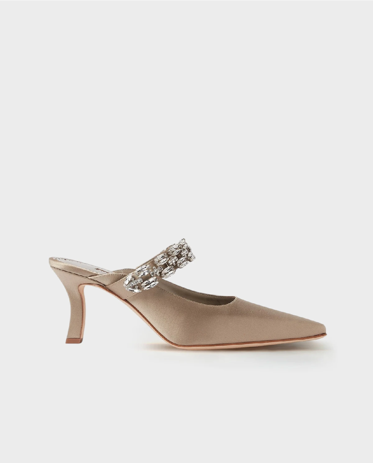 Beżowe mule Tamolmu 70