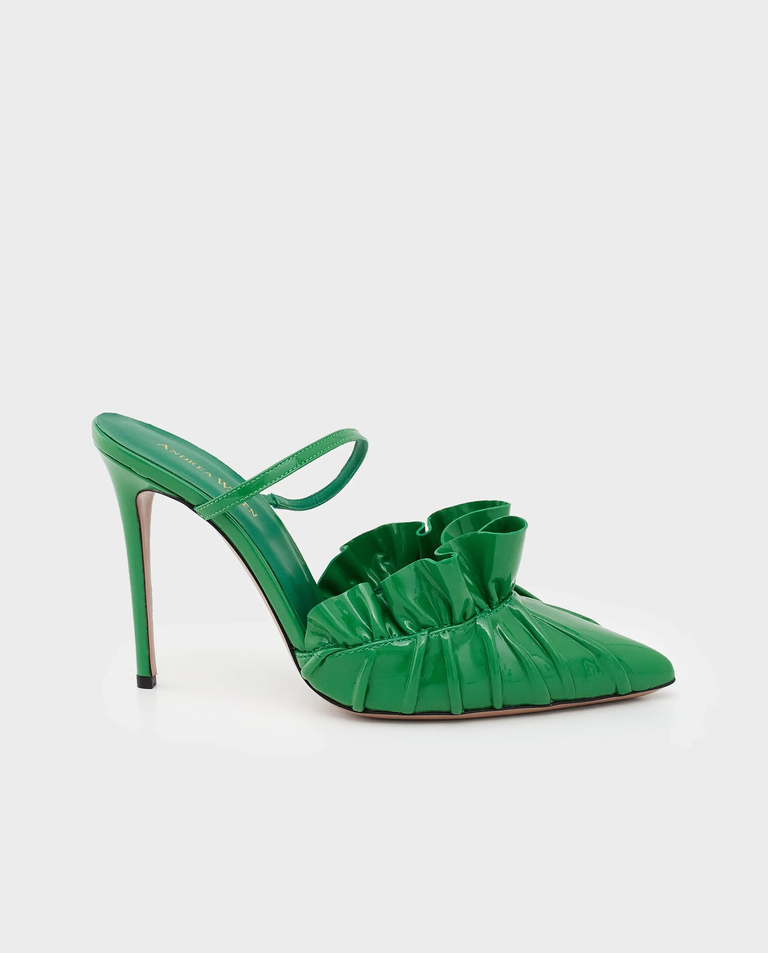 Zielone szpilki Franca Forrest Green