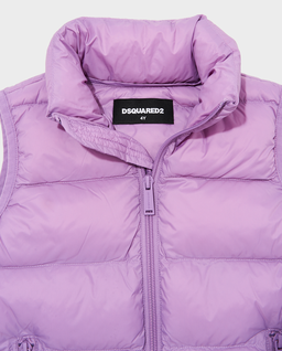 Fioletowy bezrękawnik z logo - Image #2