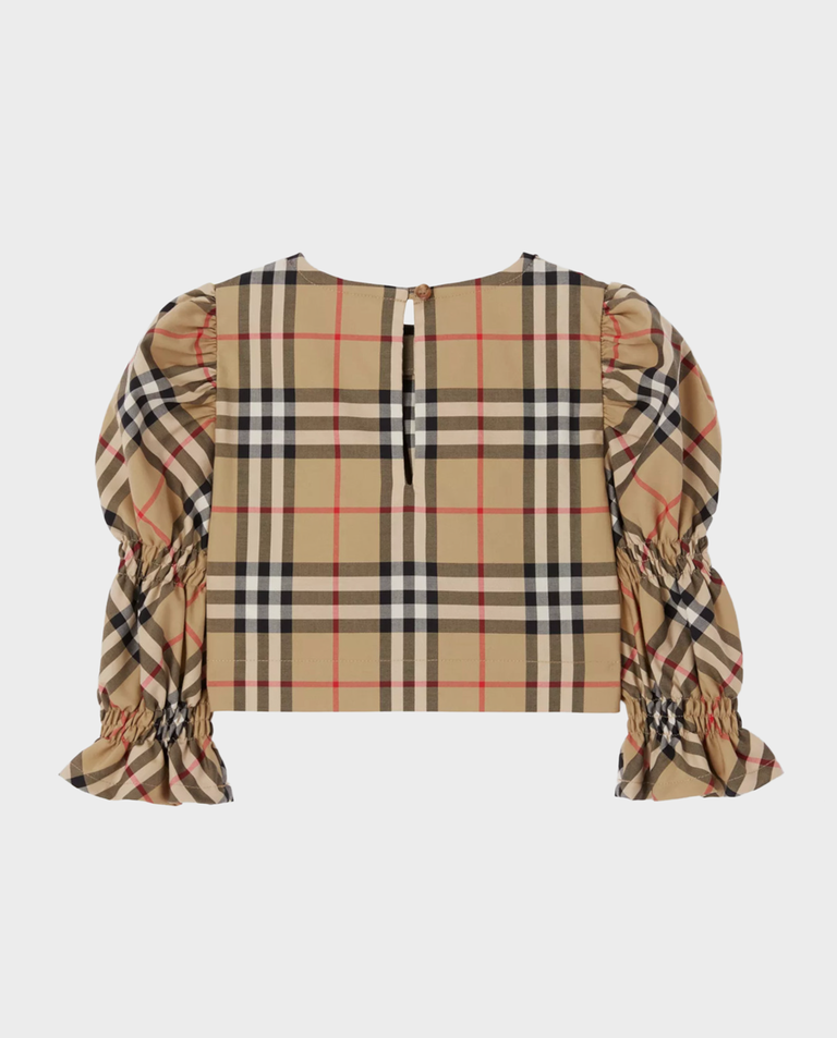 Bawełniana bluzka w kratę