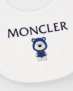 Białe śpioszki z czapką i śliniakiem - Image #3