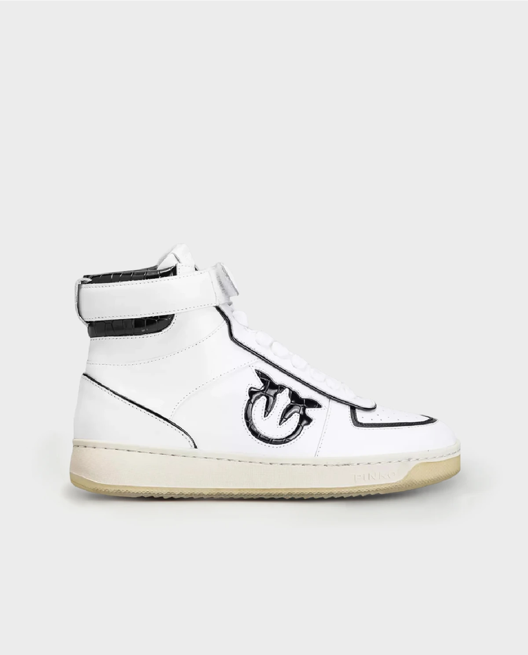 Białe sneakersy Lorena High-Top