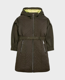 Zielona kurtka z pikowaniem - Image #1
